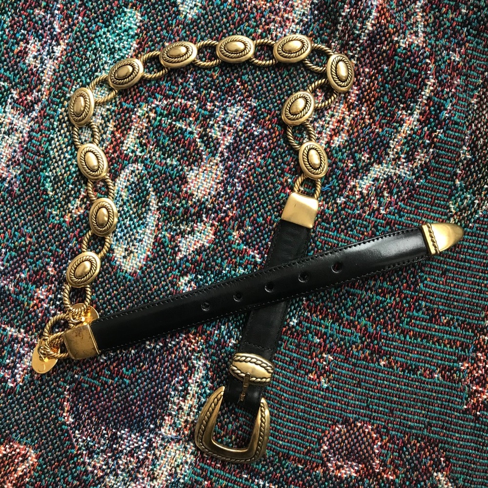 Vintage leather belt